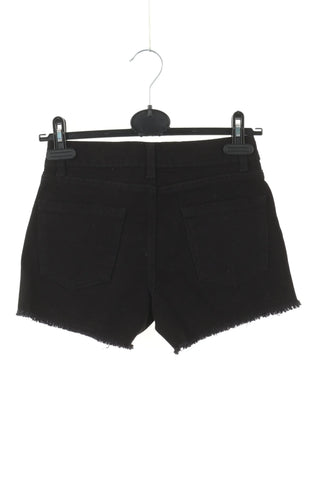 Schwarze Jeans-Shorts