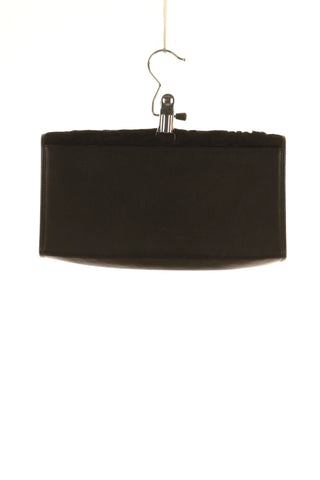 Schwarze Clutch aus Leder