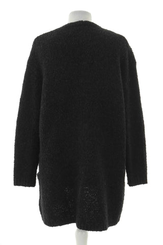 Schwarzer Cardigan 15% Wolle