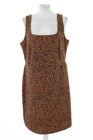 Leopardenmuster Kleid