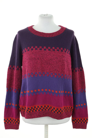 Rosa Pullover mit Muster