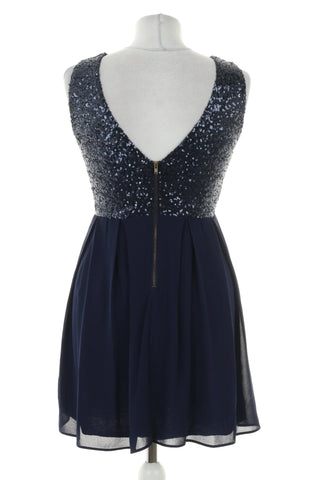Dunkelblaues Kleid