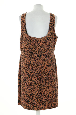 Leopardenmuster Kleid