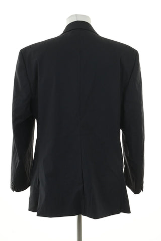 Marineblaue Jacke mit Streifen
