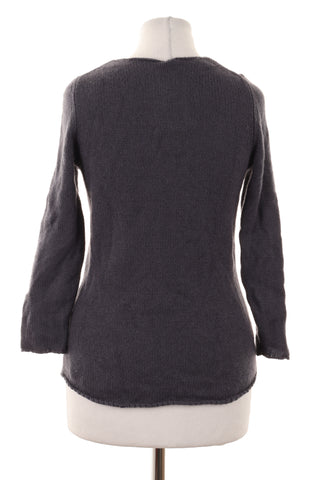 Pullover grau 100% Kaschmir