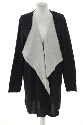 Dunkelblaue Überwurfjacke
