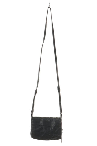 Schwarze Ledertasche