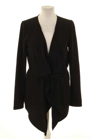 Schwarze Überwurfjacke