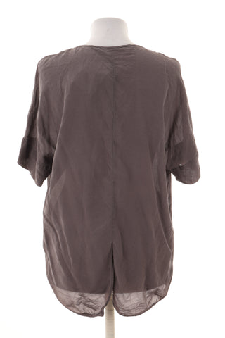 Bluse braun 100% Seide