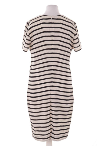 Gestreiftes Kleid 100% Seide