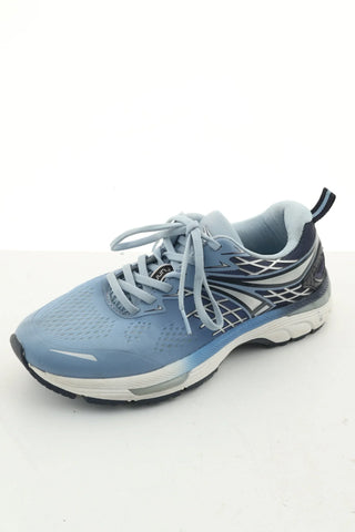 Blaue Schuhe