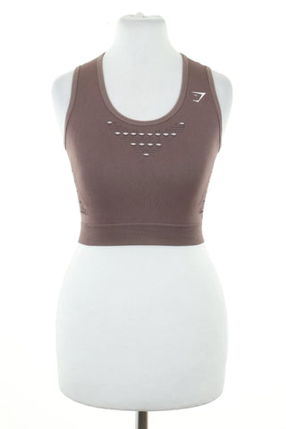 Braunes Sporttop