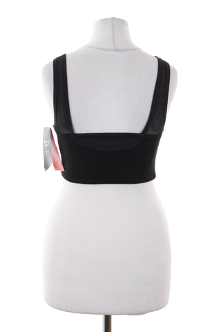 Schwarzes Sport-Top