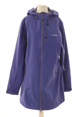 Violette, gefütterte Jacke