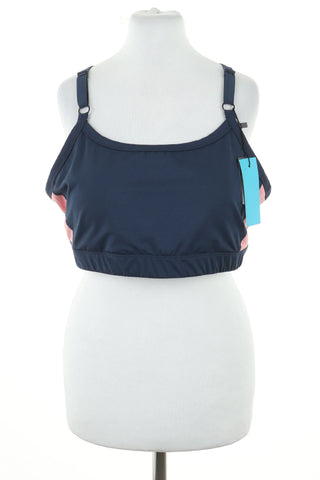 Dunkelblaues Sporttop