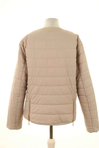 Beige Jacke