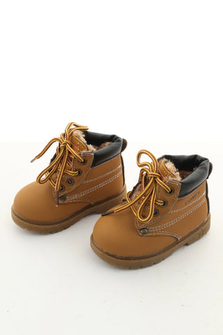 Beige Stiefeletten