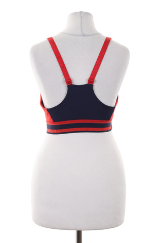 Sport-Top in Rot und Marineblau
