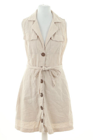 Beiges Kleid