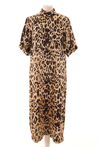 Leopardenmuster Kleid