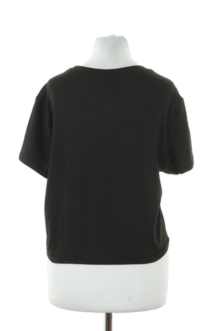 Schwarzes Blusentop