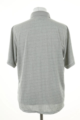 Graues T-Shirt mit Karomuster