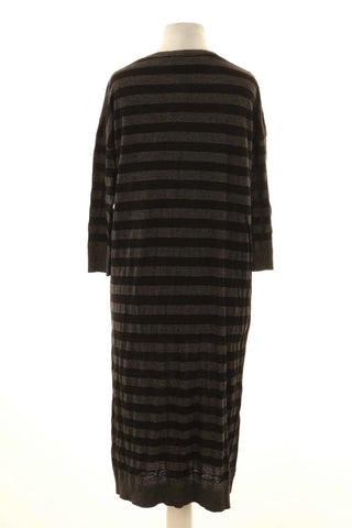 Kleid mit Streifen 14% Wolle