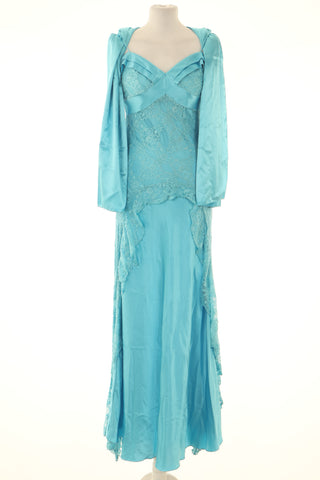 Blaues Kleid