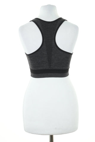 Graphitfarbenes Sporttop