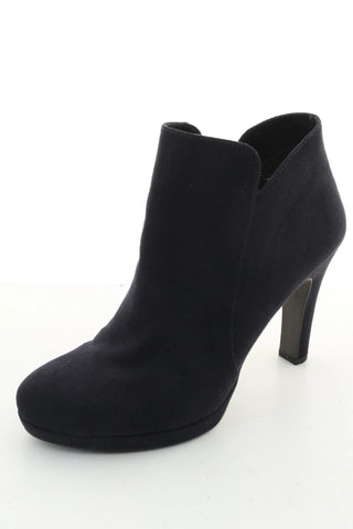 Dunkelblaue Stiefeletten
