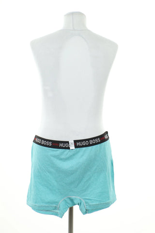 Blaue Boxershorts
