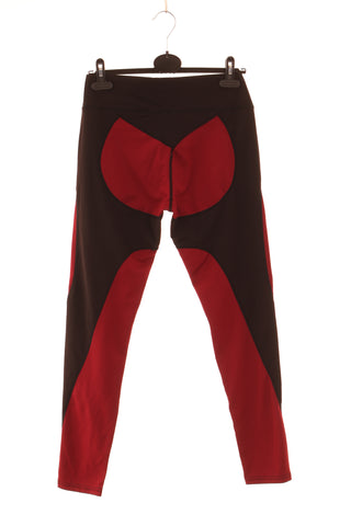 Leggings bordeaux-schwarz