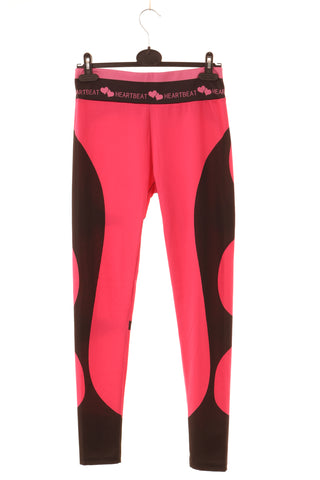 Leggings rosa-schwarz