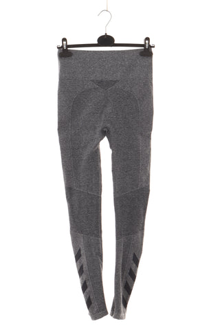 Graue Leggings