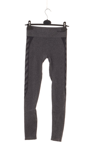 Graue Leggings