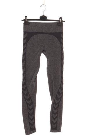 Graue Leggings