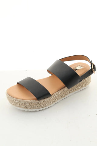 Schwarze Sandalen
