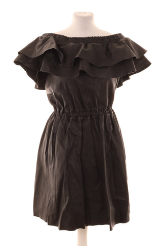Kleid schwarz 100% Leder