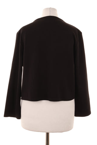 Schwarze Überwurfjacke