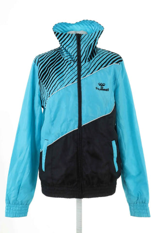 Blau-schwarze Jacke