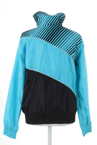 Blau-schwarze Jacke