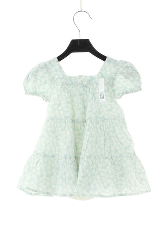 Grünes Kleid mit Muster