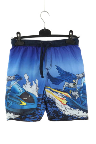 Blaue Shorts mit Muster