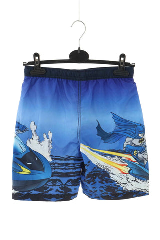 Blaue Shorts mit Muster