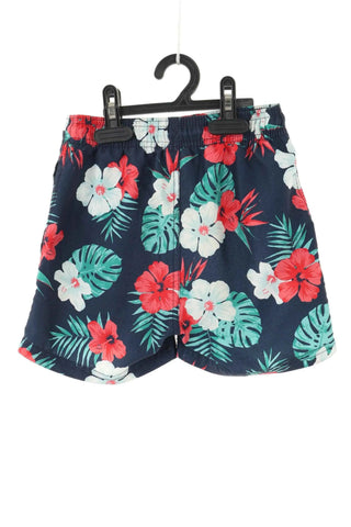 Dunkelblaue Shorts mit Blumen