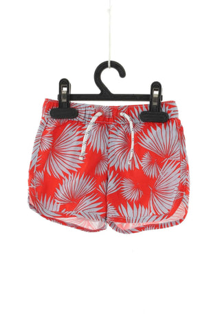 Rote Shorts mit Muster
