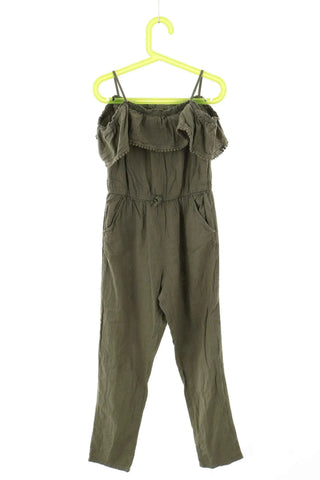 Grüner Overall