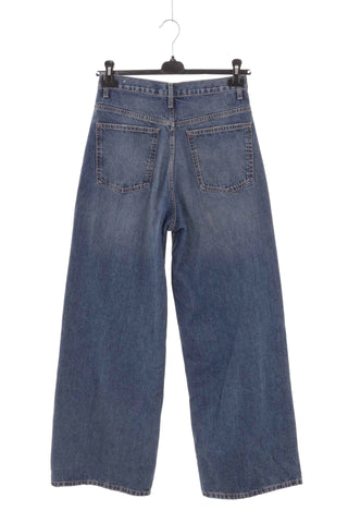 Damskie Jeansy Wide-Leg z Asymetrycznym Zapięciem